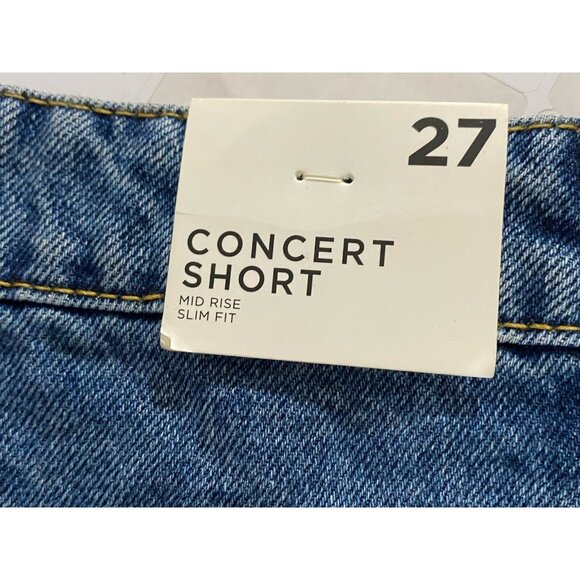 Forever 21 Concert Short Womens 28X2.5 (tag reads 27”) Blue Jean Cutoff Shorts - Picture 3 of 10